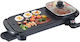 Sokany Teppanyaki Grillplatte mit einstellbarem Thermostat 1350W und Keramikbeschichtung 39cm