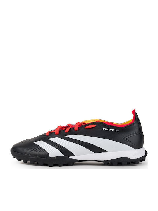 adidas Predator League Футболни Обувки с Гумена Подметка Основно Черно / Облачно Бяло / Соларно Червено