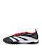 adidas Predator League Pantofi de Fotbal cu talpă cu crampoane Core Black / Cloud White / Solar Red