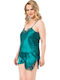 Primoda Winter Satin,σατεν Babydoll Grün