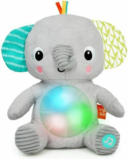Bright Starts Animăluț Hug-a-bye Baby din Țesătură cu Muzică și Sunete pentru 0++ Luni