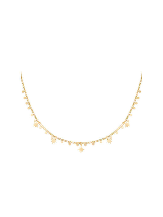 Necklace from Gold Plated Steel