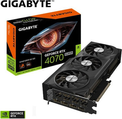 Gigabyte GeForce RTX 4070 Super 12ГБ GDDR6X Windforce OC Видеокарта