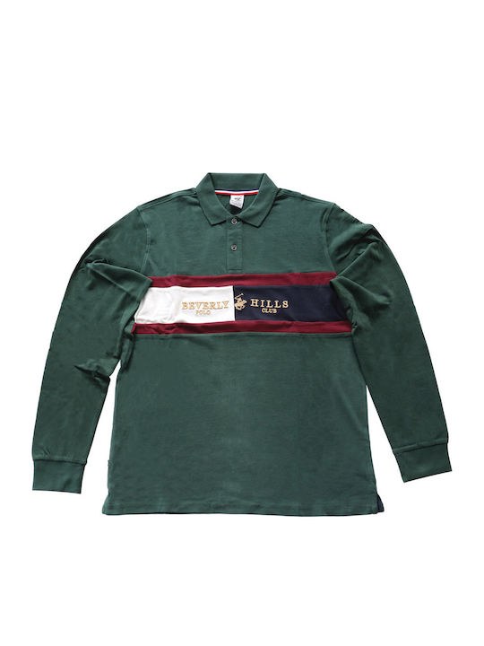 Polo Bluză cu mânecă lungă Verde