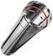 Inox Shell Καμινάδα Καπνοδόχου Inox 120mm Ασημί