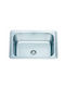 Inter Ceramic Ένθετος Νεροχύτης Inox Μ63xΠ46cm Γκρι