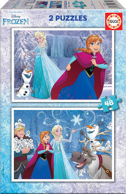 Kids Puzzle 48pcs Frozen District