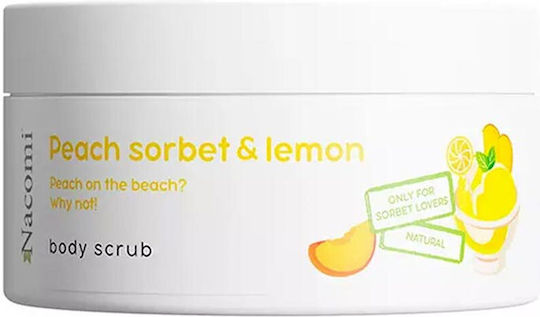 Nacomi Peach Sorbet & Lemon Scrub Σώματος 100ml