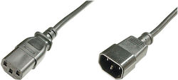 Digitus IEC C14 - IEC C13 Kabel 1.2m Schwarz (AK-440201-012-S)
