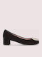 Joanna Leder Pumps mit niedrigem Absatz Schwarz