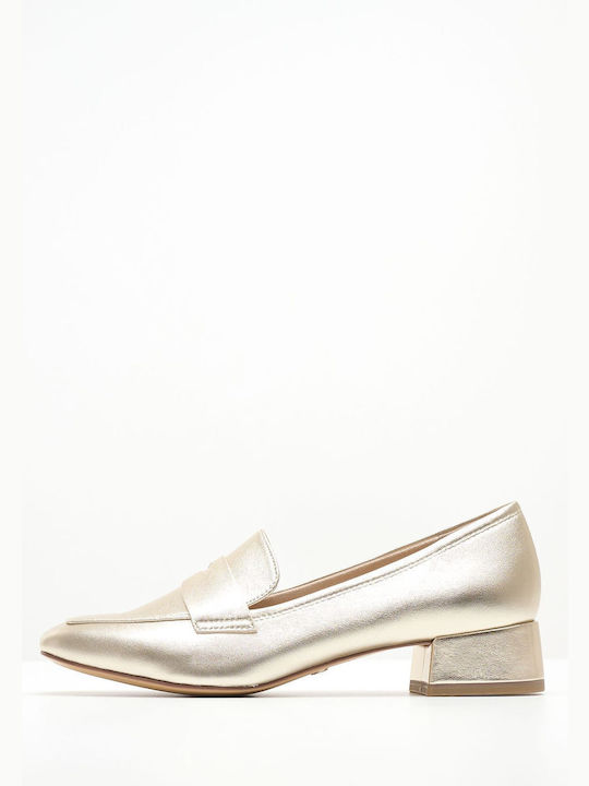 Tamaris Leather Gold Heels