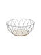 Secret de Gourmet Fruit Bowl Metallic Silver