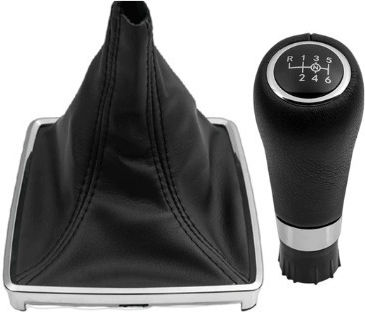 6 Shift Knob with Bubble for Mercedes-Benz C Class W204 2007-2014 14.5mm Black