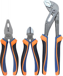 EPM Pliers Set Side Jaws Length 160mm 3 Pieces