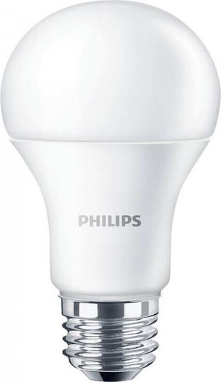 Philips Socket LED Bulb 10W for Socket E27 and Shape A60 Warm White 1055lm