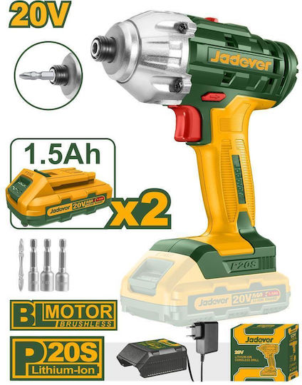 Jadever Jadever P20s 20V/1.5A Akku-Schlagschrauber Batterielose 20V