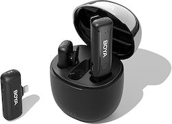Boya Transmițător pentru microfon 2,4GHz Mobile wireless mic For IOS iPhone (2 transmitters, two person vlog) & charger