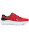 Under Armour Kids Sports Shoes Running Surge 4 Red