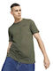 Puma Herren Kurzarmshirt Haki