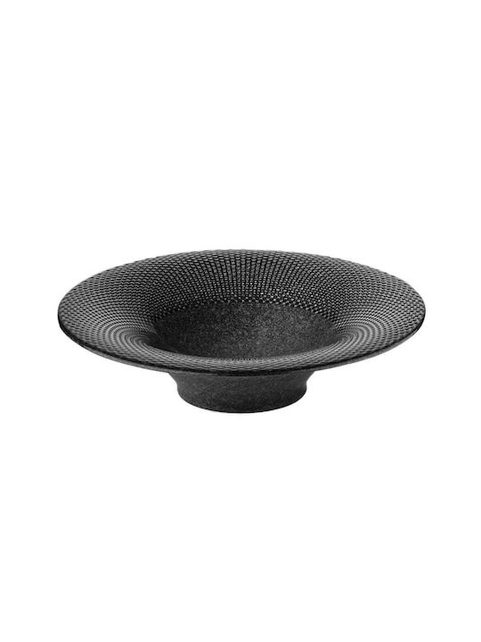 Kutahya Porselen Panio Teller Nudeln aus Porzellan Gray mit Durchmesser 28cm