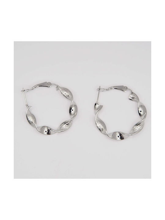 Earrings Hoops made of Steel