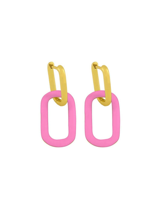 Earrings made of Steel Gold Plated