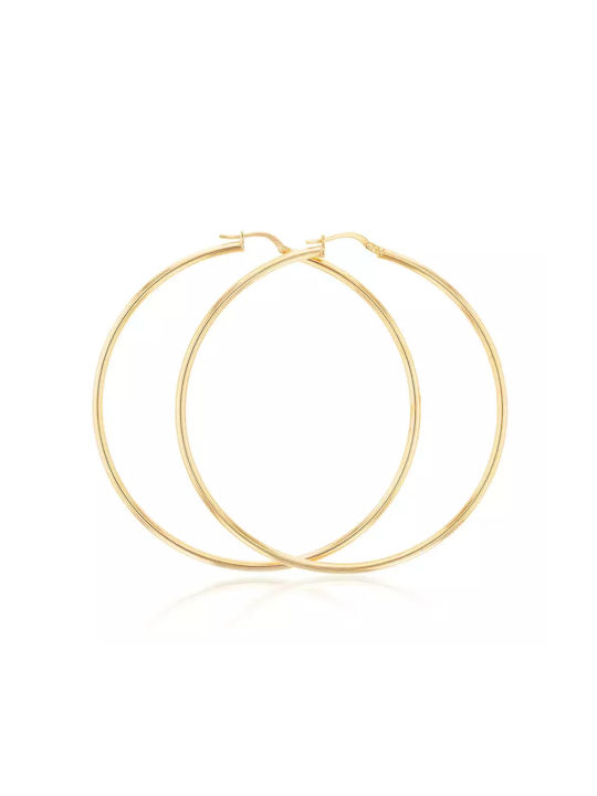 Earrings Hoops made of Steel Gold Plated