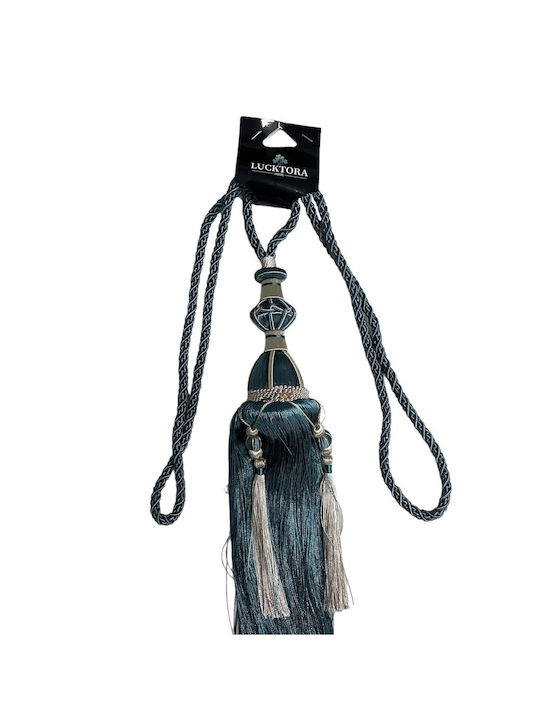 Fhq Tie-Back Rope made of Metal Petrol Blue 1pcs