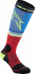 Alpinestars Motocross Reitschutz Blaue Socken