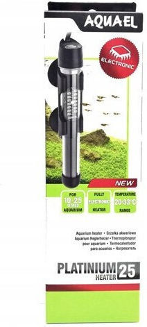 Aquael Heater Platinium Aquarium Temperature Controller 25W