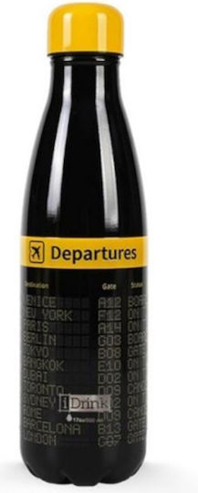 iDrink Flasche Thermosflasche Rostfreier Stahl BPA Frei 500ml Schwarz