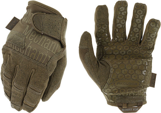 Mechanix Wear Precision Pro High Dex Coyote MD Military Gloves in Khaki Color