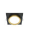 Maytoni Recessed Spot with Socket GX53 Black 11x11cm. 1pcs