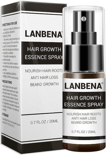 Lanbena Serum Pentru Păr Growth Essence Împotriva Căderii Părului Și Pentru Îmbunătățirea Volumului 20ml