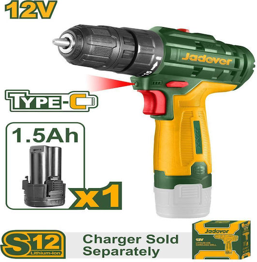 Jadever JDCDS520 Akkuschrauber Batterie 1x1.5Ah