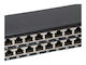 Equip Patch Panel για Rack 1U 19" cat6 Μαύρο