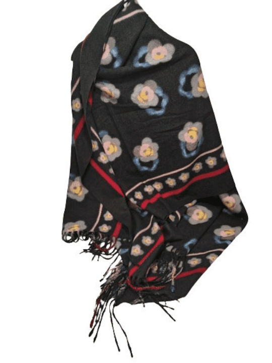 Linda Women's Wool Scarf Black