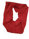 Romvous Women's Knitted Neck Warmer Burgundy