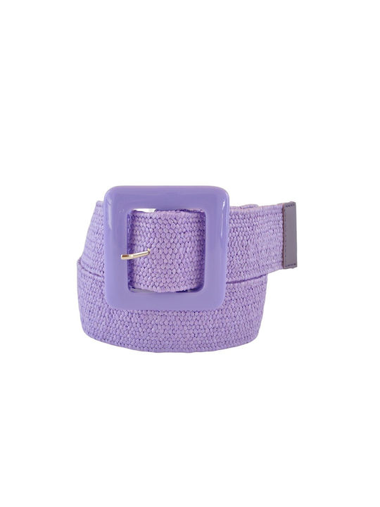 FantazyStores Elastic Women's Belt Lilac