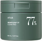 Anua Heartleaf 77% Cleansing Wipes Exfoliating, Moisturizing Tablets for Daily Use 70x2ml