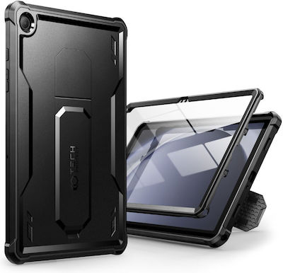 Tech-Protect Kevlar Pro Klappdeckel Silikon Stoßfest Schwarz Galaxy Tab A9+ Plus 11.0 X210 / X215 / X216