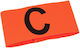 Select Sport Kapitänsbinde Fußball Orange
