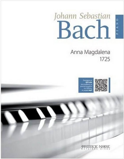 Nakas Bach J. S. Anna Magdalena Παρτιτούρα για Πιάνο