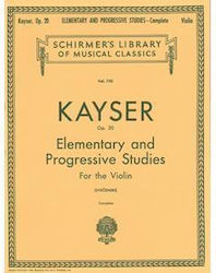 Nakas Kayser Sheet Music for Violin