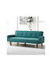 Dreisitzer Sofa Bett Türkis 188x80x97cm