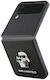 Karl Lagerfeld Saffiano Karl&Choupette Pin Задна корица Изкуствена кожа Черен (Galaxy Z Flip4)