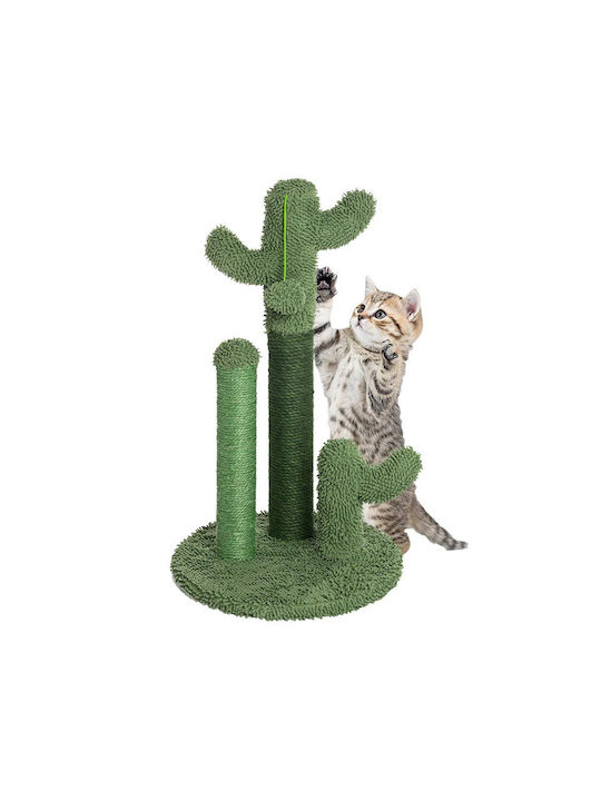 Bakaji Cat Scratching Post Poles Green 44x72cm.