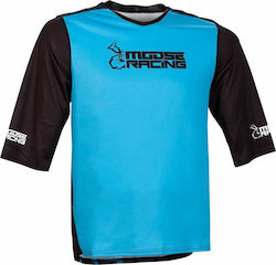 Moose Racing Herren Kurze Ärmel Fahrradtrikot Mountain Bike Blau Moose Racing Herren Kurze Ärmel Fahrradtrikot Mountain Bike Blau