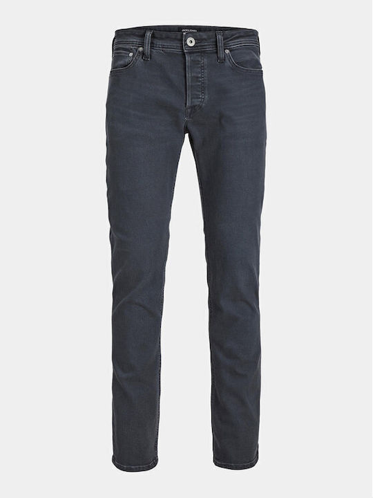 Jack & Jones Herren Jeanshose in Slim Fit Schwarz