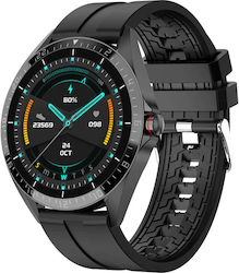 Kumi GW16T Smartwatch με Παλμογράφο (Μαύρο)